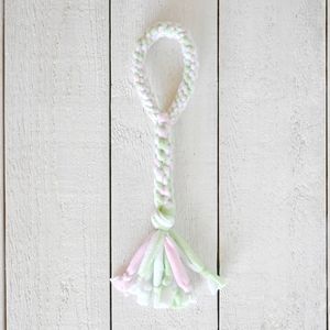 Fleece Dog Tug Toy Medium - Watermelon